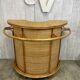 Bar en rotin vintage