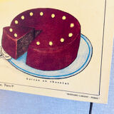 Vintage school poster cocoa – Émile Deyrolle Paris 1970s