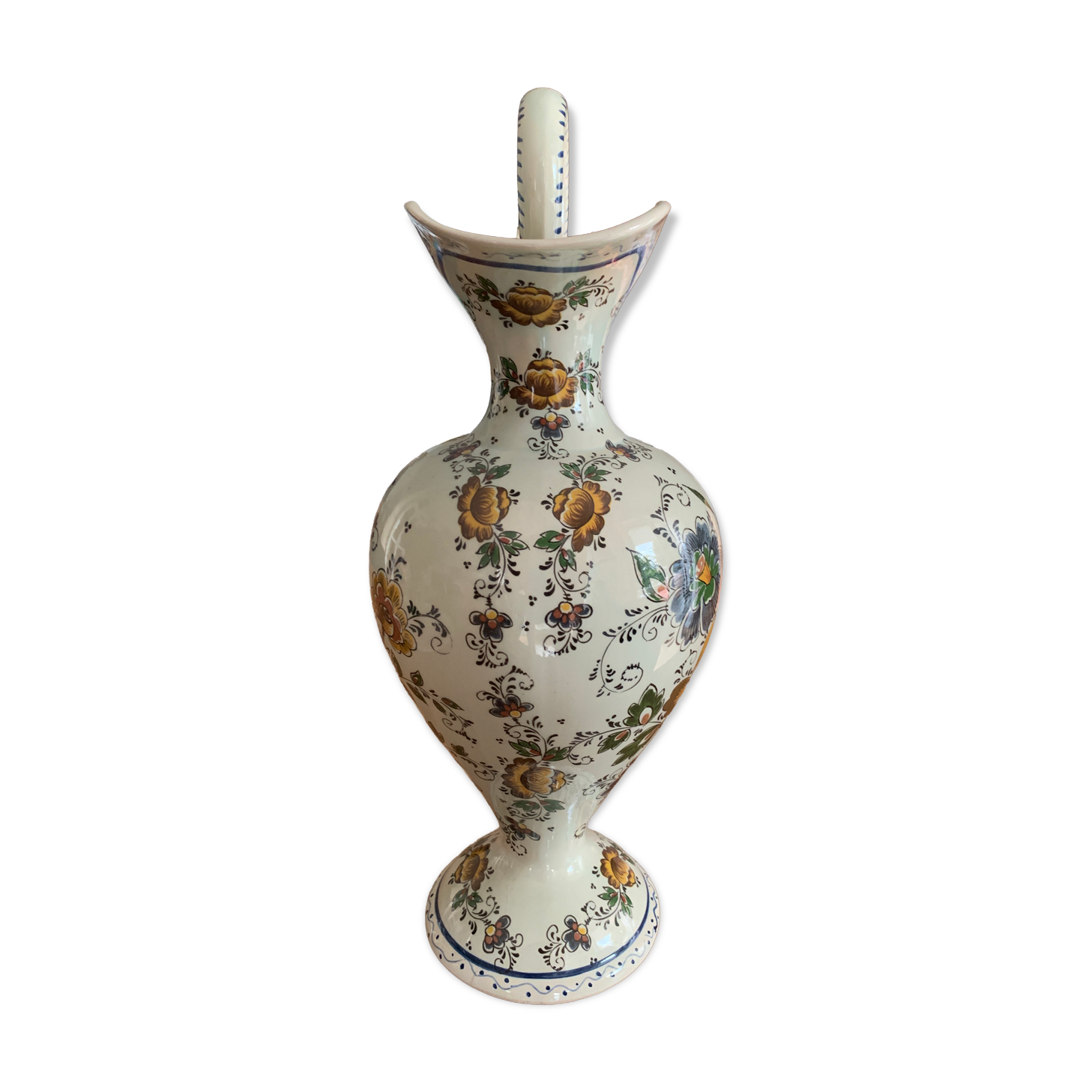 Pichet vintage fleurs