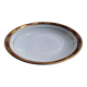 Shallow dish in fine porcelain, Arc de Triomphe model, La Table Impériale