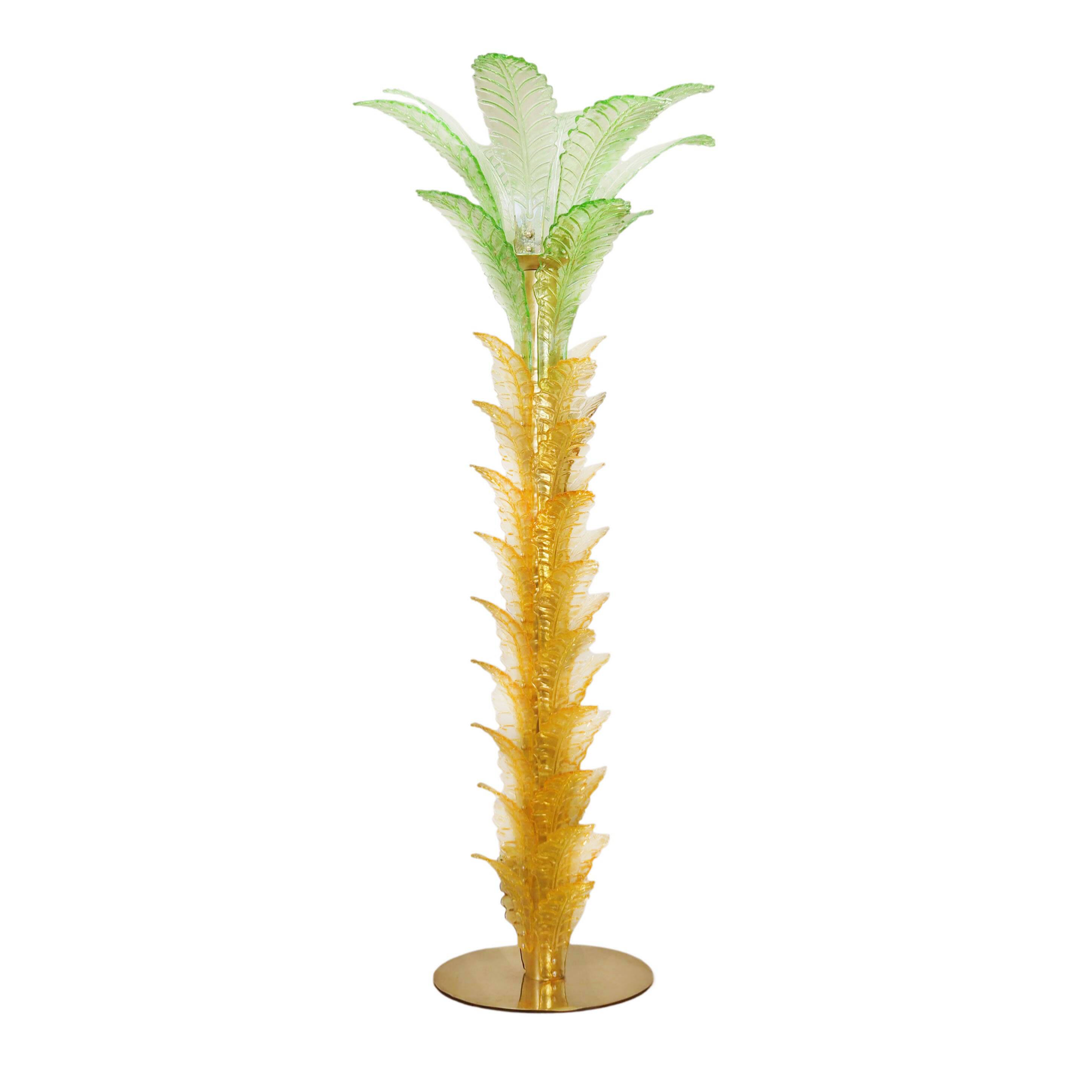 Palma lamp, Murano glass, Italian design, 1970s, manufacture: Italy