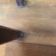 Old bench for oak farmhouse table