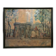 Tableau impressionniste et matiériste - Porte Guillaume et cathédrale de Chartres, 1888