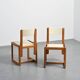 André Sornay : paire de chaises, France vers 1960