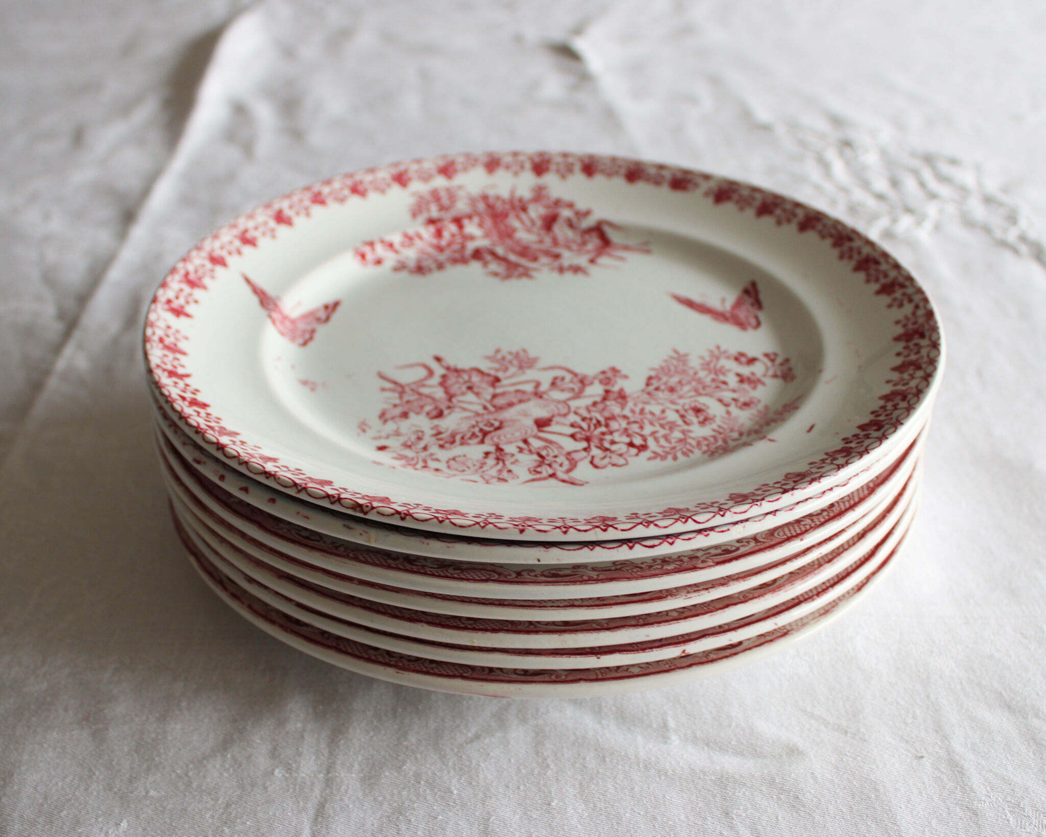 Mismatched old plates