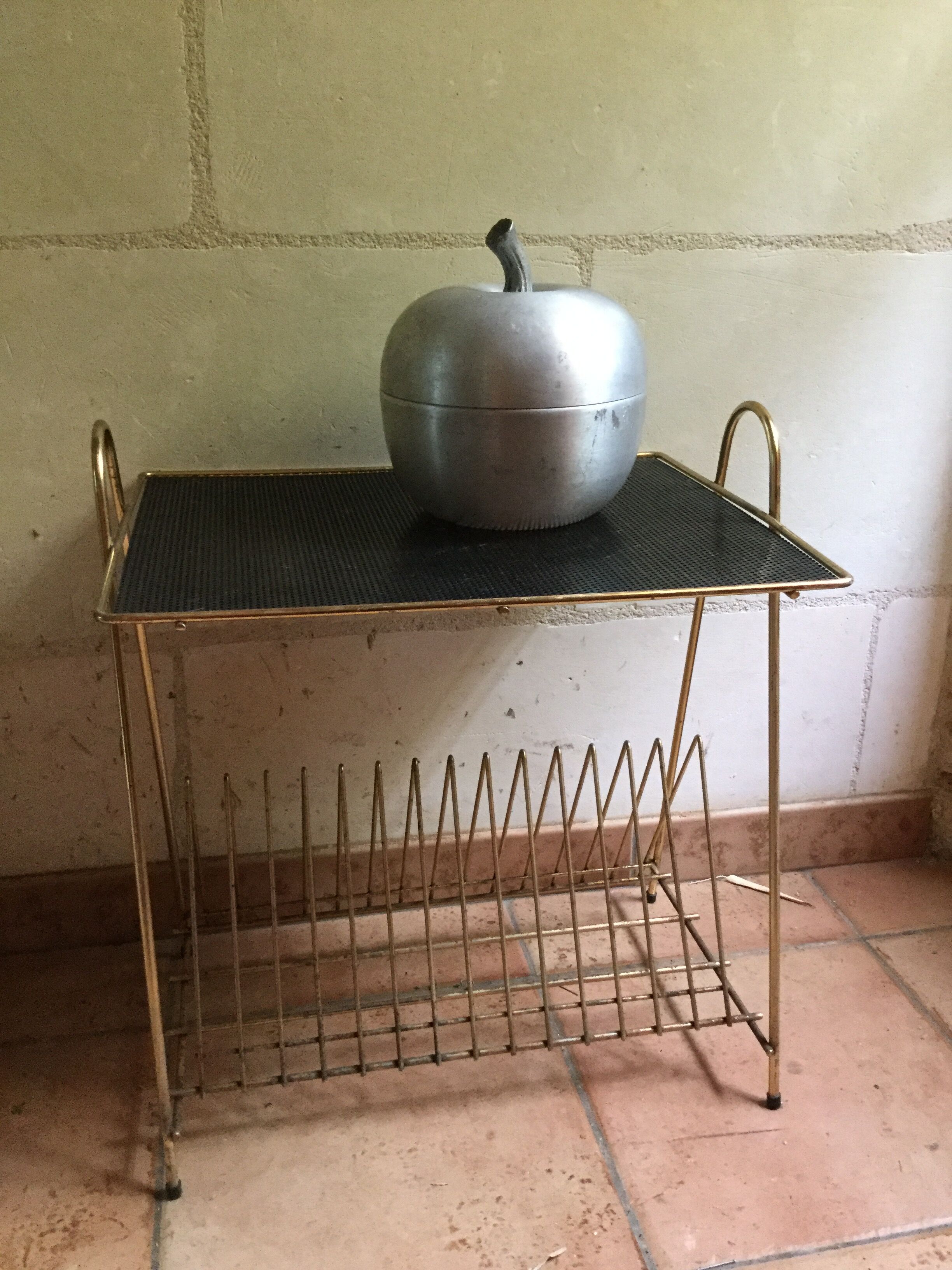 Porte vinyle vintage des années 60