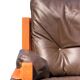 Ensemble Salon Pierre Chapo - Canapé S32 & Fauteuil S15 - Orme & Cuir Brun