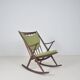Danish rocking chair designed by Frank Reenskaug for Bramin, 1960s
