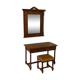 Spanish Style Oak Colonial Dressing Set, Set of 3