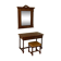 Spanish Style Oak Colonial Dressing Set, Set of 3