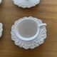 Lot de 4 tasses à thé et leur soucoupes