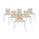 Ensemble de six chaises Poul Kjærholm: "PK-1"