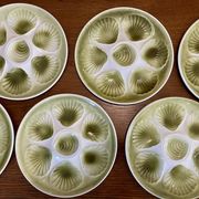 Lot de 6 assiettes à coquillages