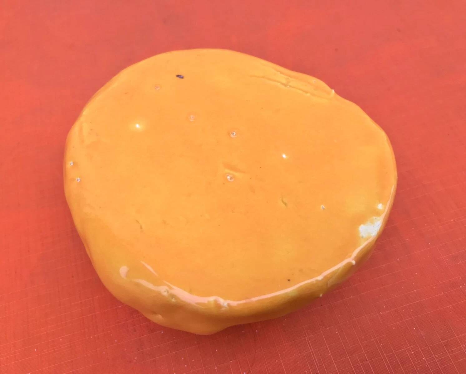 Salt dish yellow glazed ceramic