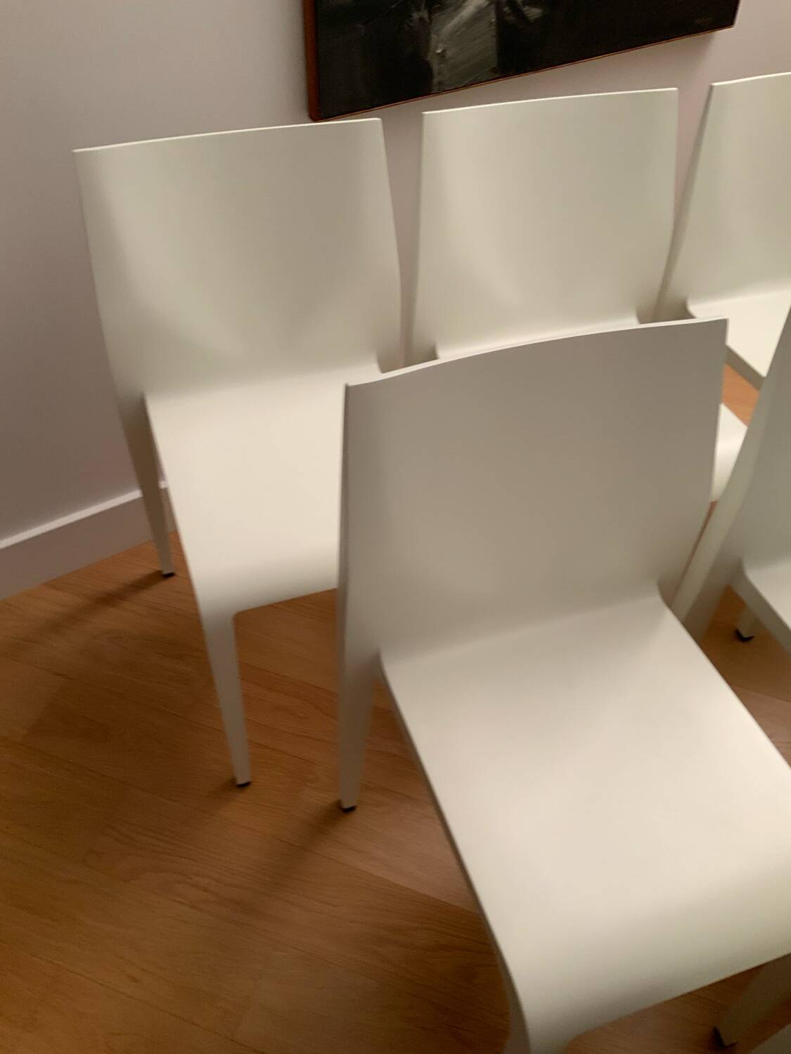 Set of 6 Laleggera chairs, manufactured by Alias