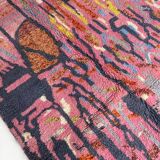 Moroccan Berber carpet Beni Ouarain with colorful patterns, 2,8x2m