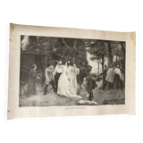 Illustration “The Interrupted Duel”José Garneloalda... 61cmx41cm