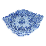 Assiette decoree Faience Rouen