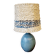 Vintage ceramic and wool lamp