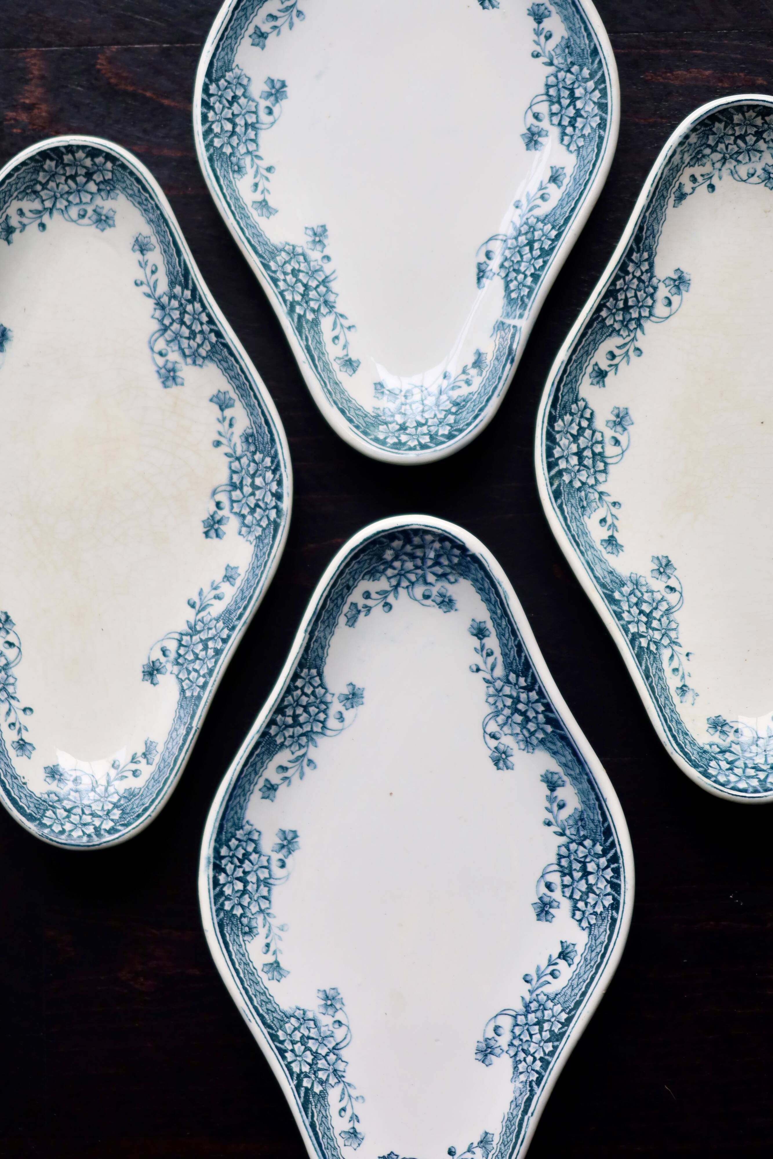 Vintage earthenware dish from Saint Amand Nouvelle Usine Céramique du Nord