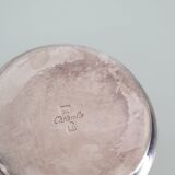 Christofle "Pearls" silver-plated cup