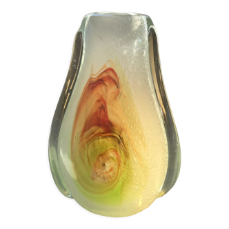 Blown glass vase