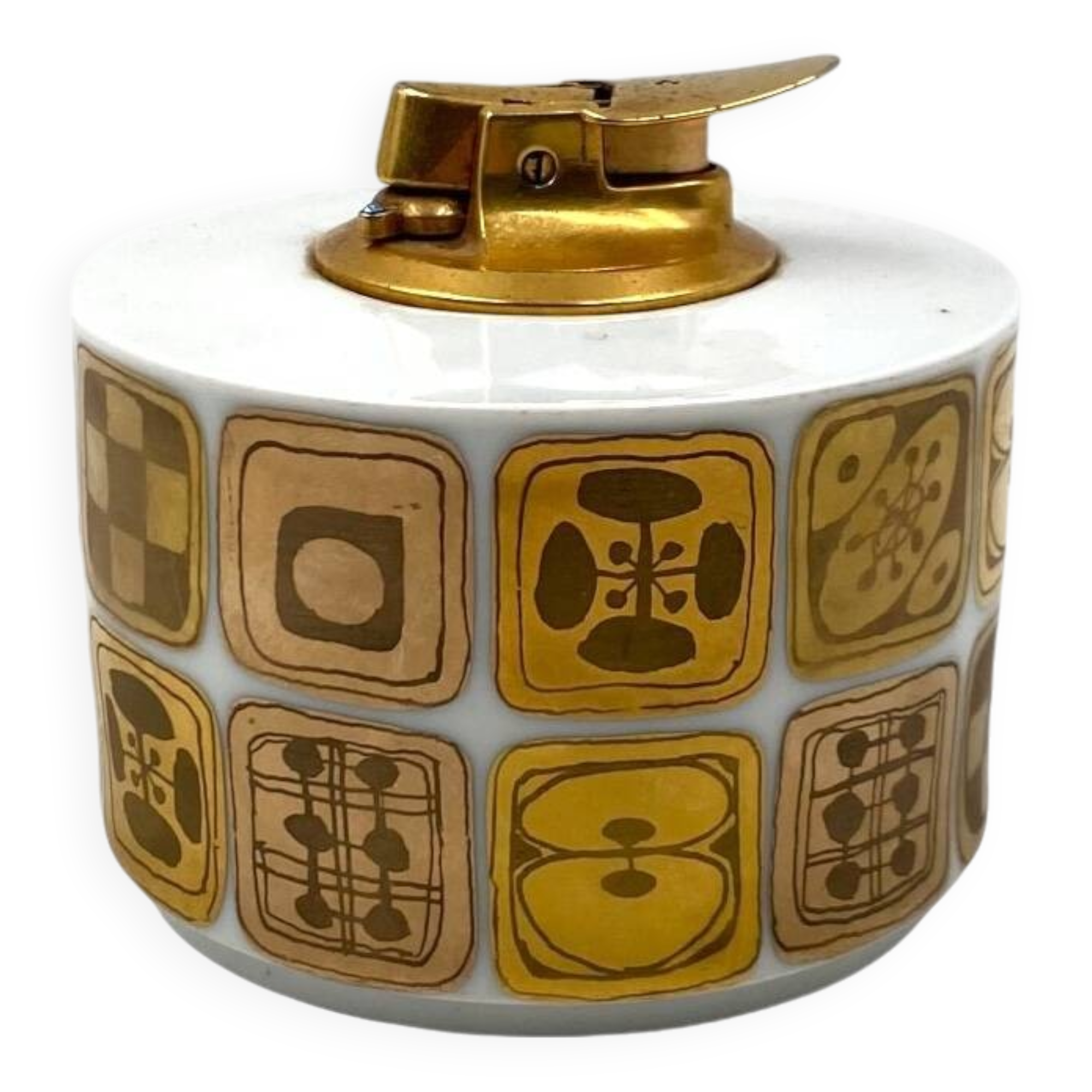 Mid-century porcelain table lighter, Bjorn Wiinblad for Rosenthal, 1970s