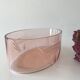 Oval glass candy
