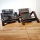 Deux fauteuils Grass Hoper de Sonja Wasseur, vers 1970