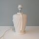 White ceramic lamp from the 1980s