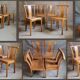 Set 4 Stella chairs 30s