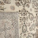 Brown & Cream Floral Vintage Rug, 195x302Cm