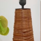 Wicker lamp base