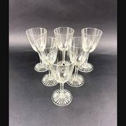 Baccarat, service Epron, suite de 6 verres à vin blanc taille 4