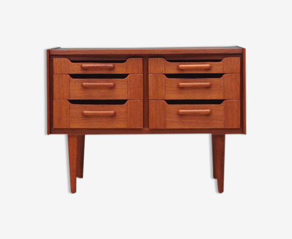 Commode en teck, design danois, années 60, fabriqué au Danemark