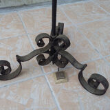 Wrought iron lamppost
