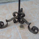 Wrought iron lamppost