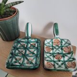 Set of two Robert Picault snail pans