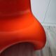 Orange Panton chairs 1974