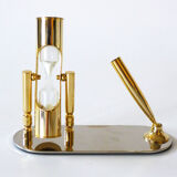 Hourglass & pen holder