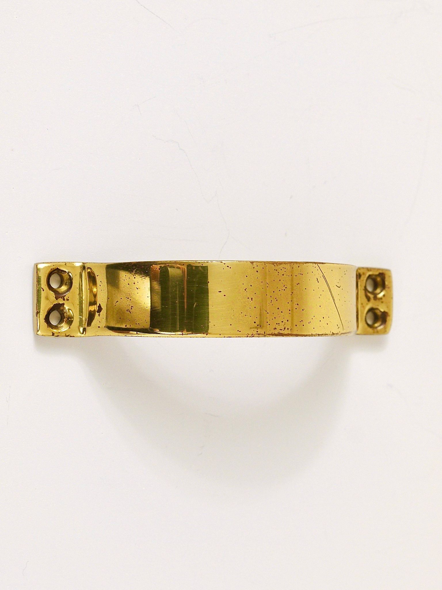 Up to 50 mid-century brass handles for doors, drawers, chests of drawers, Austria, 1950s.