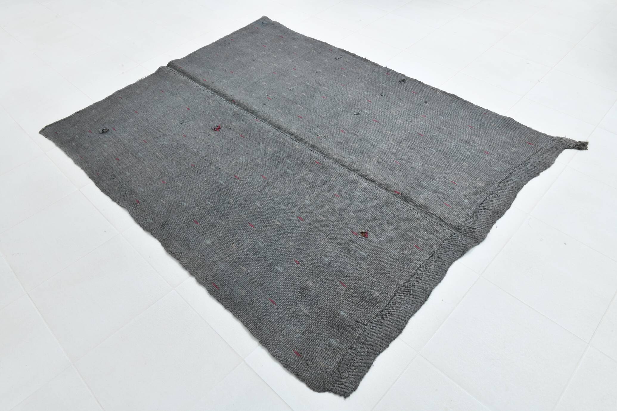 Shades Of Gray Ethnic Kilim Rug, 170x216Cm