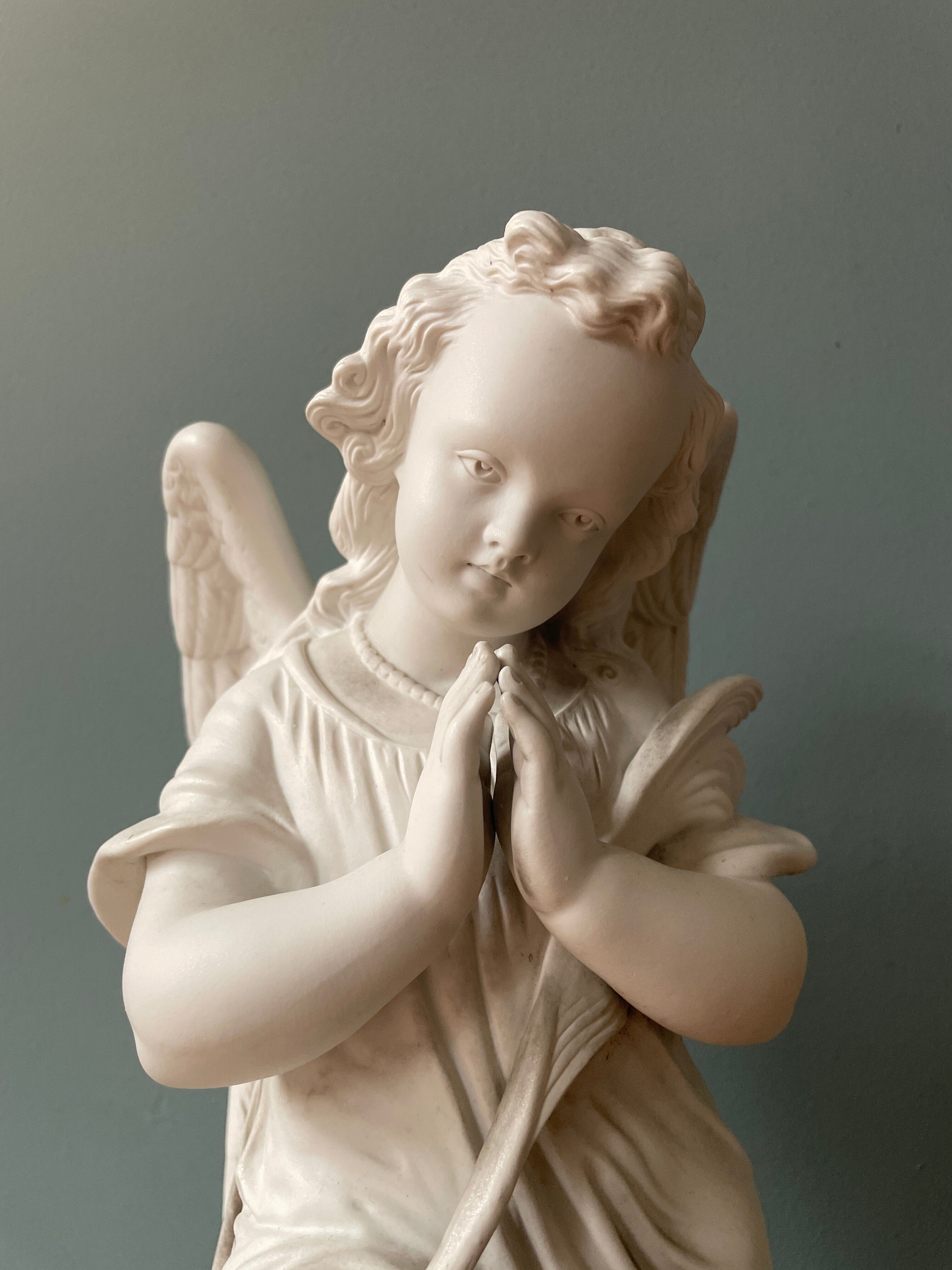 Angelot biscuit of the nineteenth signed