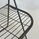 Vintage wire folding chair