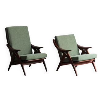 Set de 2 fauteuils de De Ster Gelderland, design hollandais, années 1960