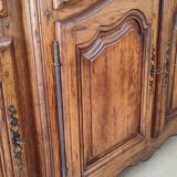 Magnificent low rustic sideboard pegged for the dining room