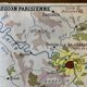 Ancienne carte de Paris et sa région années 50
