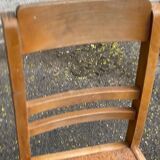 2 chaises de bistrot scandinaves en bois 1950