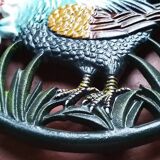 Vintage cast iron trivet