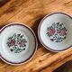 Plat & saladier anciens en faïence de Longwy